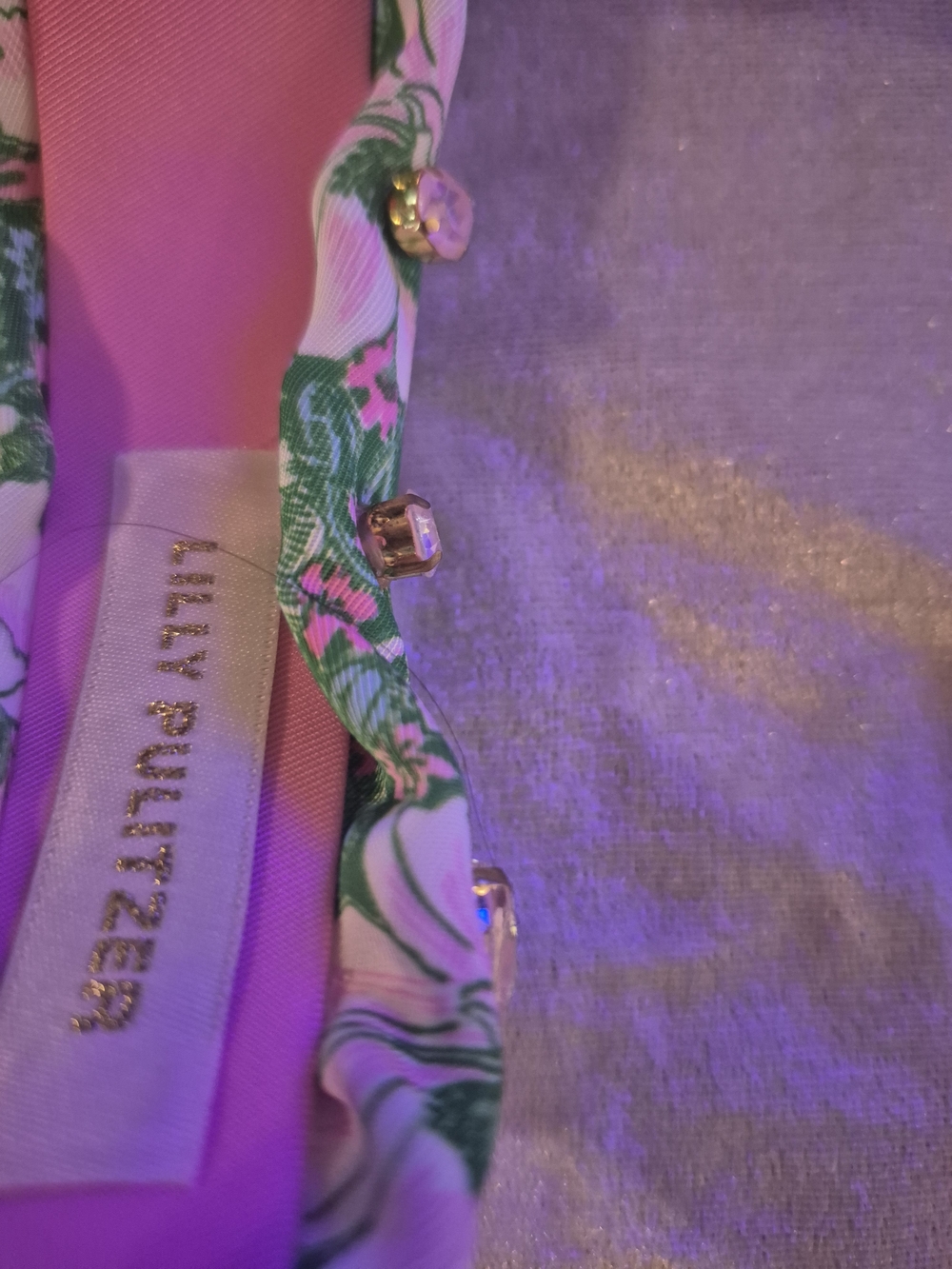 Lilly Pulitzer Slim Knot Embellished Headband Poppyland - Picture 4 of 5
